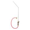 Cow Udder Hair Burner Stainless Steel Bent Wand Gas Torch Cattle Udder Hair Remover Tool for Livestock Farm