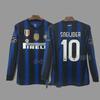 Vintage Futbol Forması Uzun Kollu Klasik Milli Takım Gömleği Beckham Zidane C Ronaldo Retro Futbol Üstü