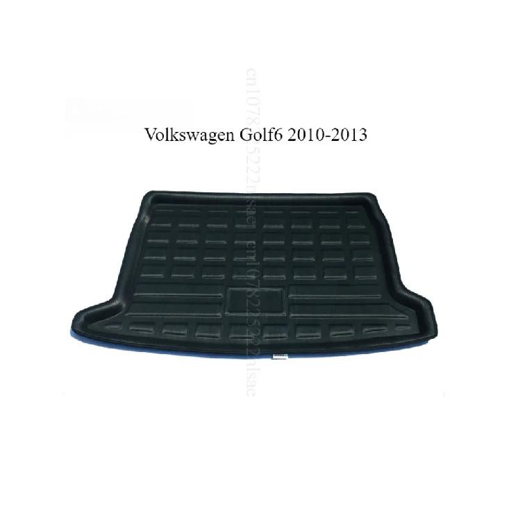 New Trunk Mats For VW Golf 6 2010-2013 Accessories Waterproof Non-Slip Liner Floor Mat for Volkswagen Golf6 Cargo Liner
