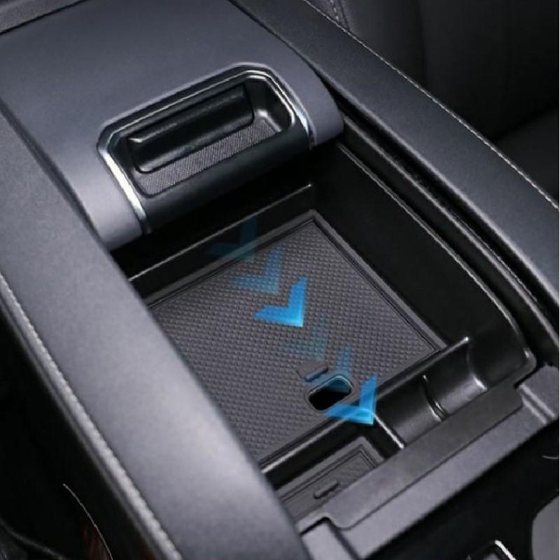 For Toyota Highlander XU70 2020~2023 Hybrid Car Center Console ABS Plastic Organizer Tray Armrest Hidden Storage Box Accessories