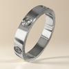 18K Rose Gold Plated Couple Rings: Starry Design, Wide & Narrow Bands, Plain & Nail Style for Men & Women