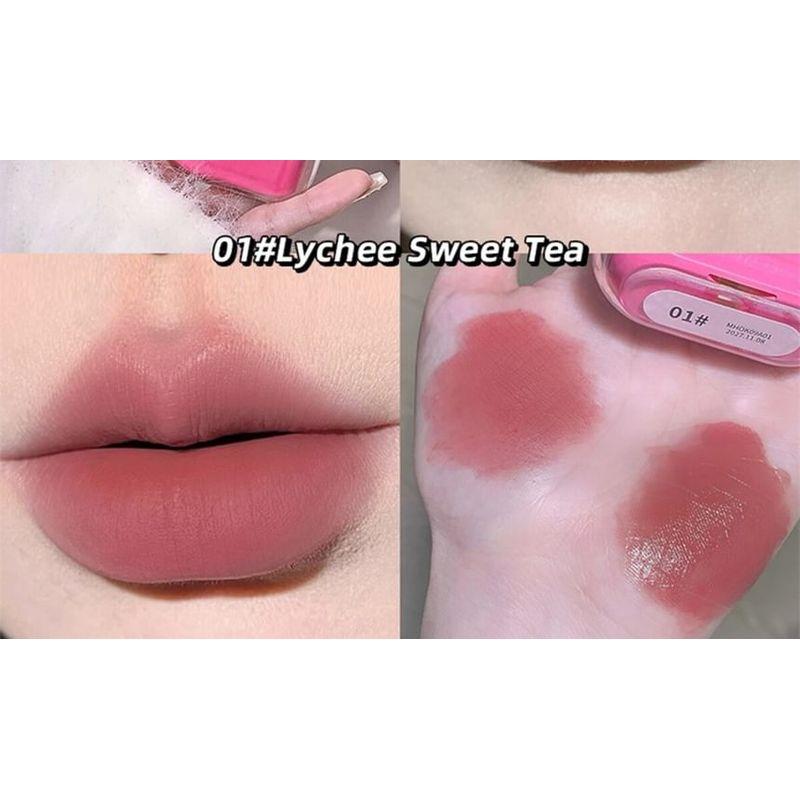 Gege Bear - Herz Wasserlicht Samtiger Nebel Lippen-Gloss-Kombination - 4 Farben