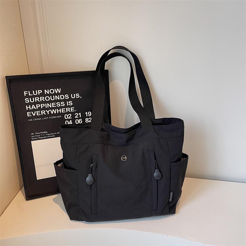 Women's Large Capacity Commuter Tote Bag Student Class Shoulder Bag