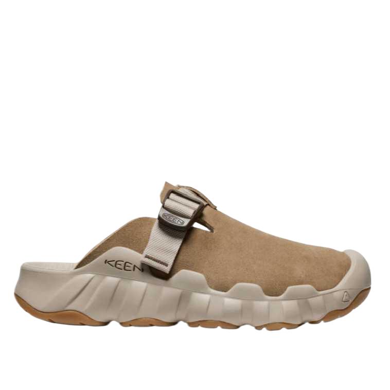 Keen Hyperport Clog Leather Closed Toe Slippers Men's Brown 1030763