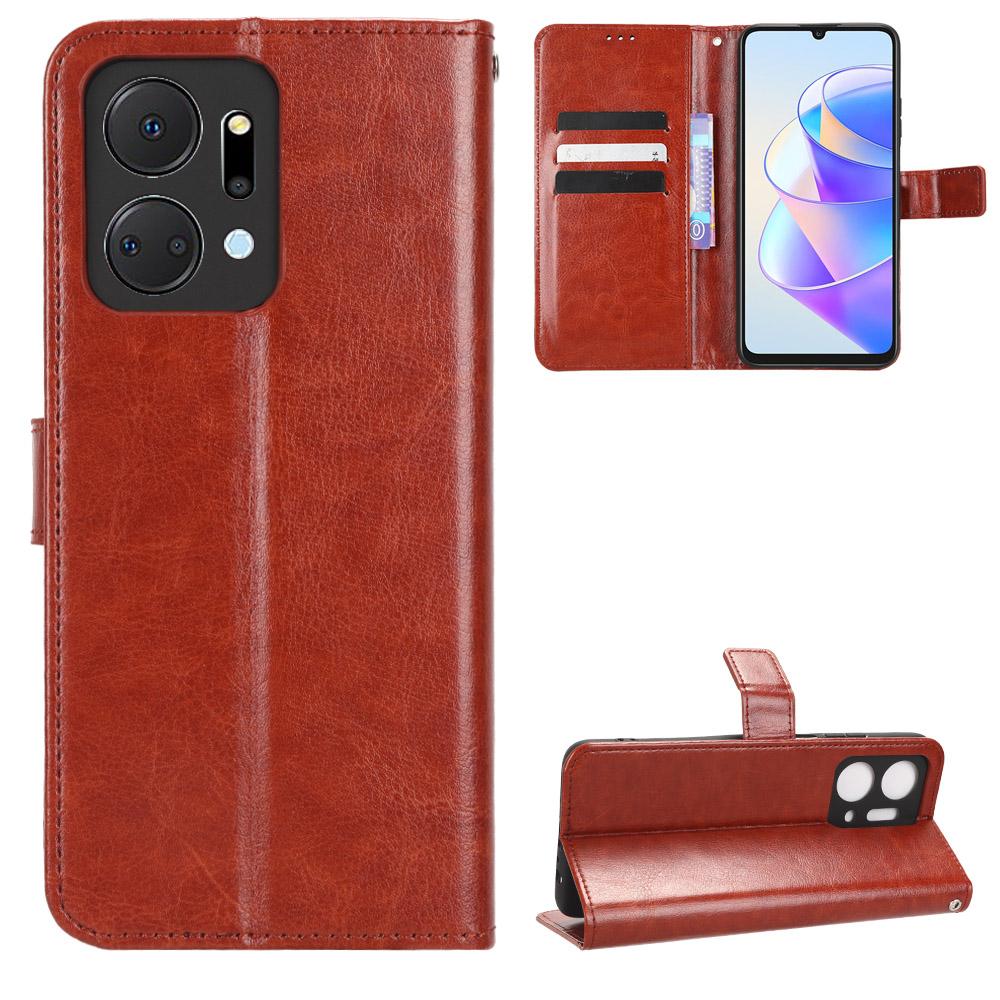 XINYEXIN Custodia per Realme GT 7 / Realme GT 7T, Cover a Libro in Pelle PU con Blocco RFID, Slot per Carte, Supporto, Protezione Completa Antiurto - Rosso