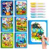 Children Water Coloring Book Kids Montessori Reusable Coloring Book Magic Water Drawing Book Sensory Early Education Toy for Kid