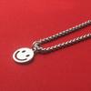 Titanium Steel Smiley Face Necklace Trendy Cool Sweater Chain Women'S Hip Hop Pendant Men'S Couple Accessories Personalized Pendant
