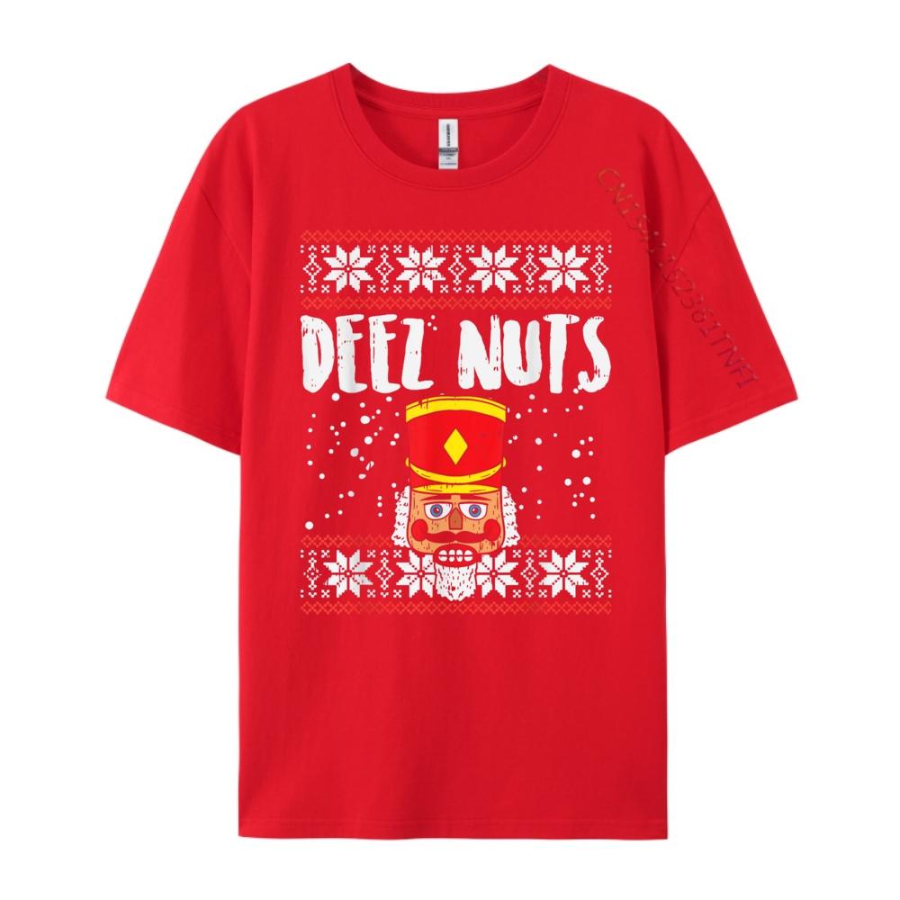 Deez Nuts Cream T Shirt Men Comfortable Luxury Designer Design Mens TShirts Female Harajuku Printed