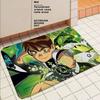 B-ben 10 Classic Animation Hallway Carpet Non-Slip Laundry Room Mat Laundry Decor Balcony Child Living Room Toilet Rug