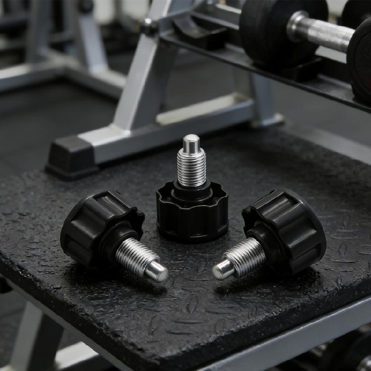 Manopola a Molla con Spina di Blocco Bicicletta da Allenamento Indoor Perni di Blocco Ferramenta per Allenamento Accessorio Palestra Domestica Attrezzatura Fitness Ricambio