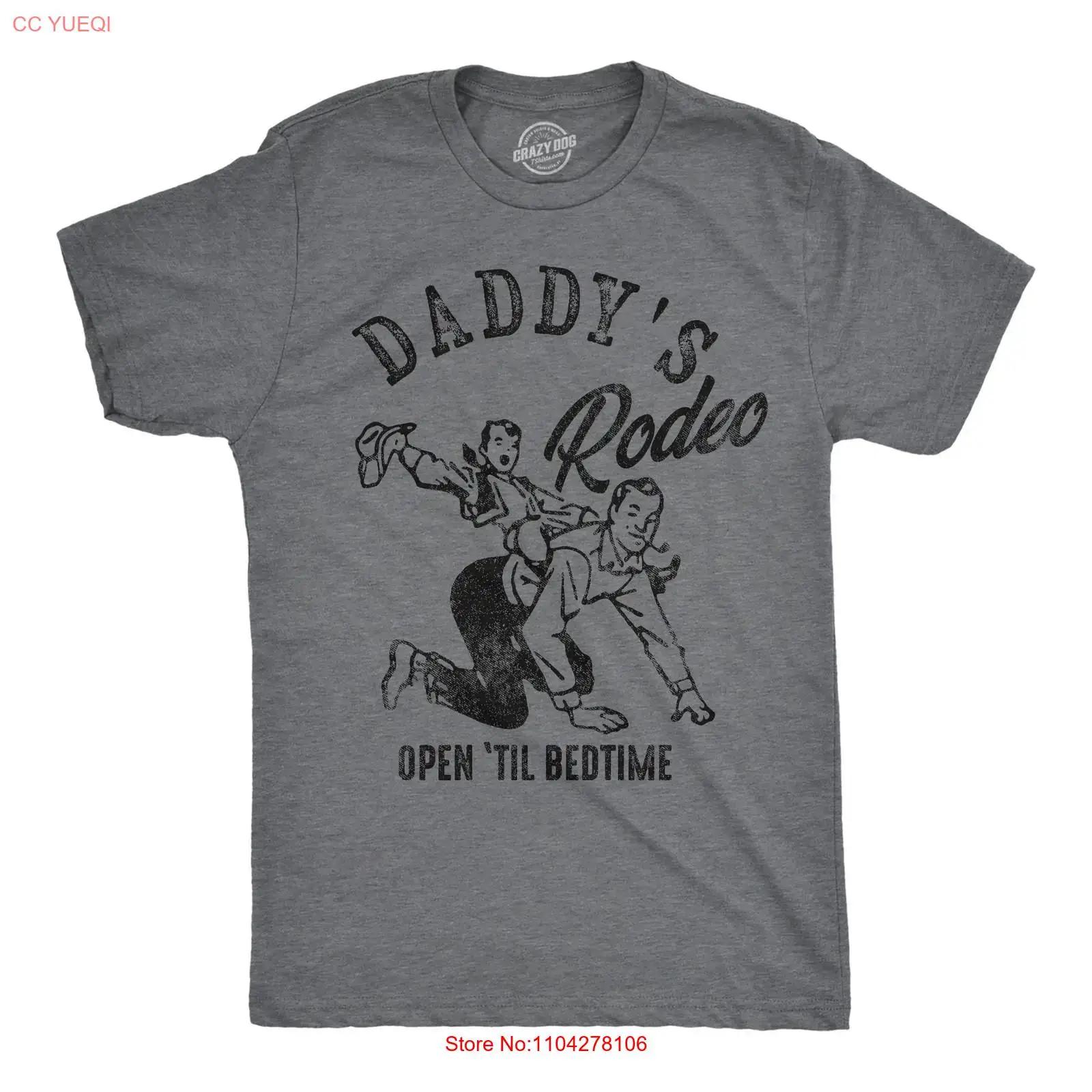 

Mens Funny T Shirt Daddys Rodeo Open Til Bedtime Sarcastic Novelty vintage Washed Comfortable Stretched Soft streetwear Unisex 5XL різнокольоровий