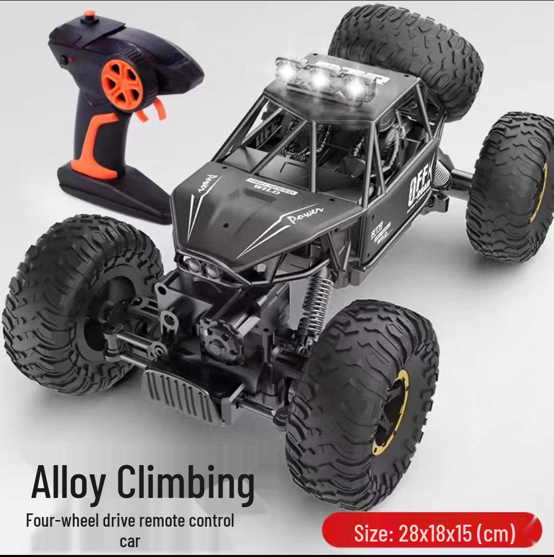 

Високошвидкісна сплавна радіокерована машина для бездоріжжя: Акумуляторний, Керування жестами, Повний привід, Надвеликий для дітей Four Battery Pack - Three Spares