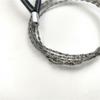 Portable Stainless Steel Wire Saw with Finger Handle Camping Hiking Pocket Manual Cutting Chain Saws Outdoor Survive Hand Tool