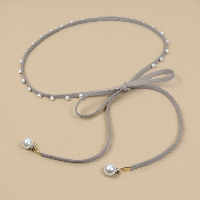 Pearl Elegant Fashion Waist Chain For Women Stylish Thin Waist Belt Dresses For