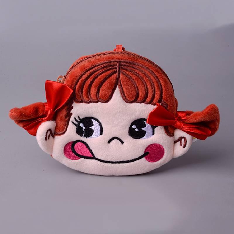 

Fujiya Peko Cartoon Plush Wallet With Soft Cotton Filling For Gift And Storage