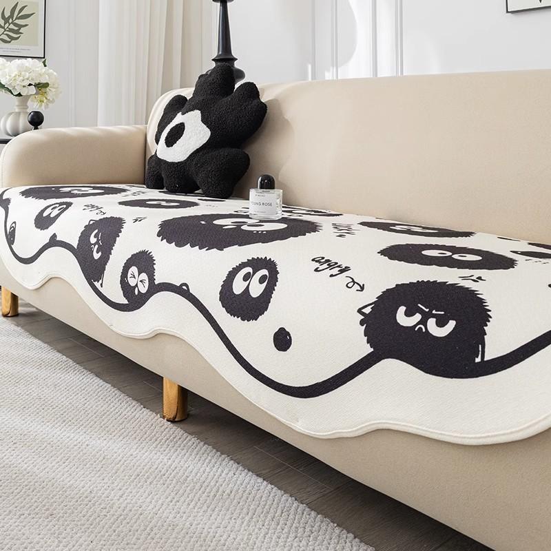 Cartoon Cute Sofa Seat Cushion Special-Shaped Four-Season Universal New Irregular Non-Slip Straight Seat Cushion Cover