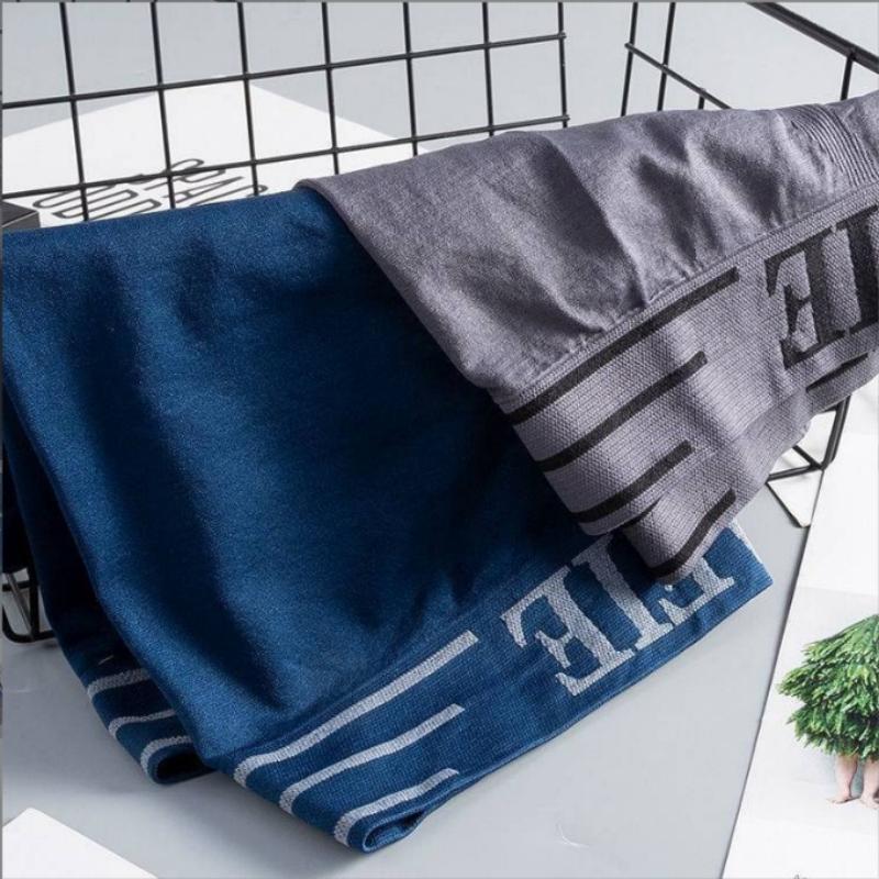 Mode Herren atmungsaktive Unterwäsche Unterhose Baumwolle Boxershorts Volltonfarbe Höschen