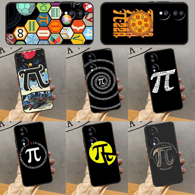 Math Formula Pi Case For Honor Magic 7 5 6 Lite Pro Honor 200 Pro 50 70 90 X9b X9a X8b X8a X8 X9 X9c Cover