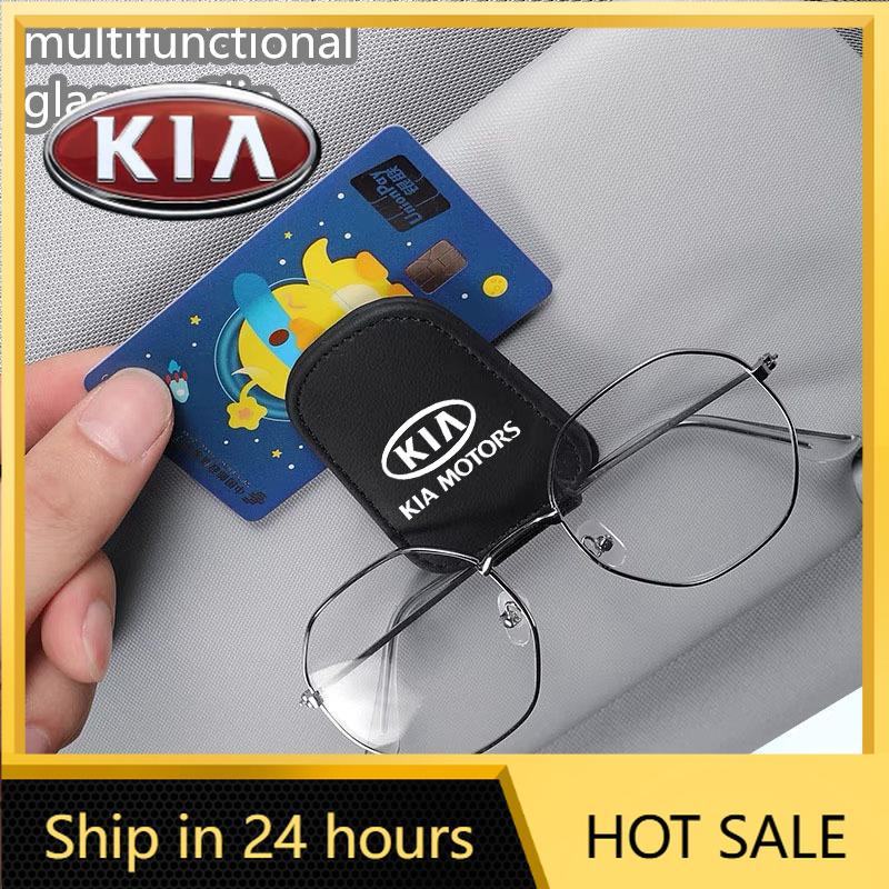 2026 Hot Car Sticker Car Glasses Clip Sun Visor Hanger Clip Ticket Card Clips For Kia Sportage Cerato Optima K2 K3 K4 K5 Rio Pic
