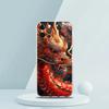 Cartoon Dragon Phone Case for iPhone 16 15 14 13 12 Pro Max Transparent Soft for iPhone 11 Pro Max 7 8 Plus XS XR Silicone Shell