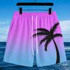Men's American Flag Quick-Dry Summer & Fall Beach Swim Trunks - Casual Plus Size Shorts