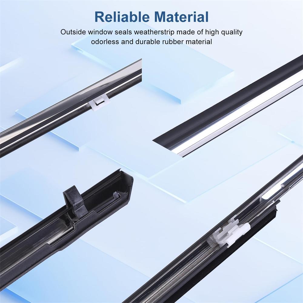Chrome Front Rear Door Belt Moulding SET For Toyota Camry 2002-2006 7571033080 7572033080 7573033080