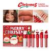 6PCS Christmas Lip Oil Set, Shimmer & Matte Lip Gloss Liquid Lipstick, Hydrating Lip Balm Gift Collection for Women & Teens