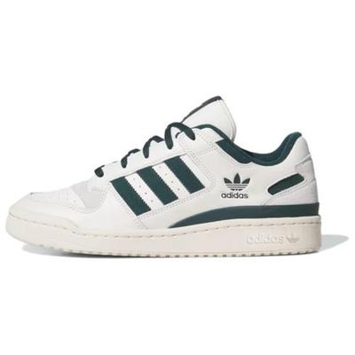 Originals FORUM Low Top Skateboard Shoes Men's White Green - JQ0207