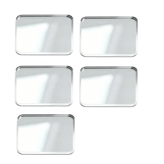 5/15/50 Sets Doe-het-zelf Acryl Koelkastmagneet Kit, Vierkant Rechthoek Rond Acryl Koelkastmagneet Decor Knutselwerk, Helder Acryl Foto Magneet met Lijm