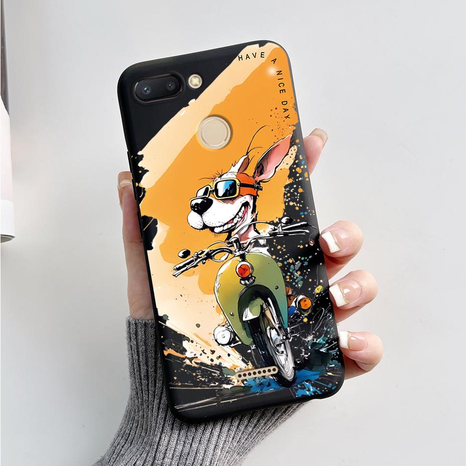 For Xiaomi Redmi 6 Case Redmi 6A Cute Cartoon Frog Back Cover Silicone Soft Phone Case For Xiaomi Redmi 6 6A Redmi6 Coque Bumper