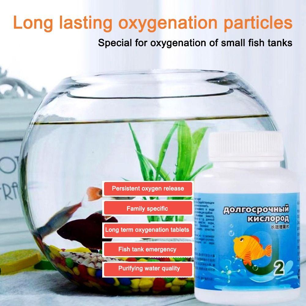 Kraftfulla Akvarie Syretabletter Rengöring Luktborttagare Vattenrenande Tabletter Mångsidigt Syresättningverktyg Effektiv