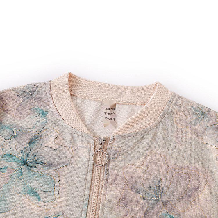 2026 Stylish Spring Jacket for Middle-Aged & Elderly Women - Loose, Lightweight, Short Top for Spring & Autumn