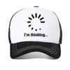I'm Thinking Print baseball cap summer men women casual adjustable sports Trucker hat fashion mesh sun Snapback hats