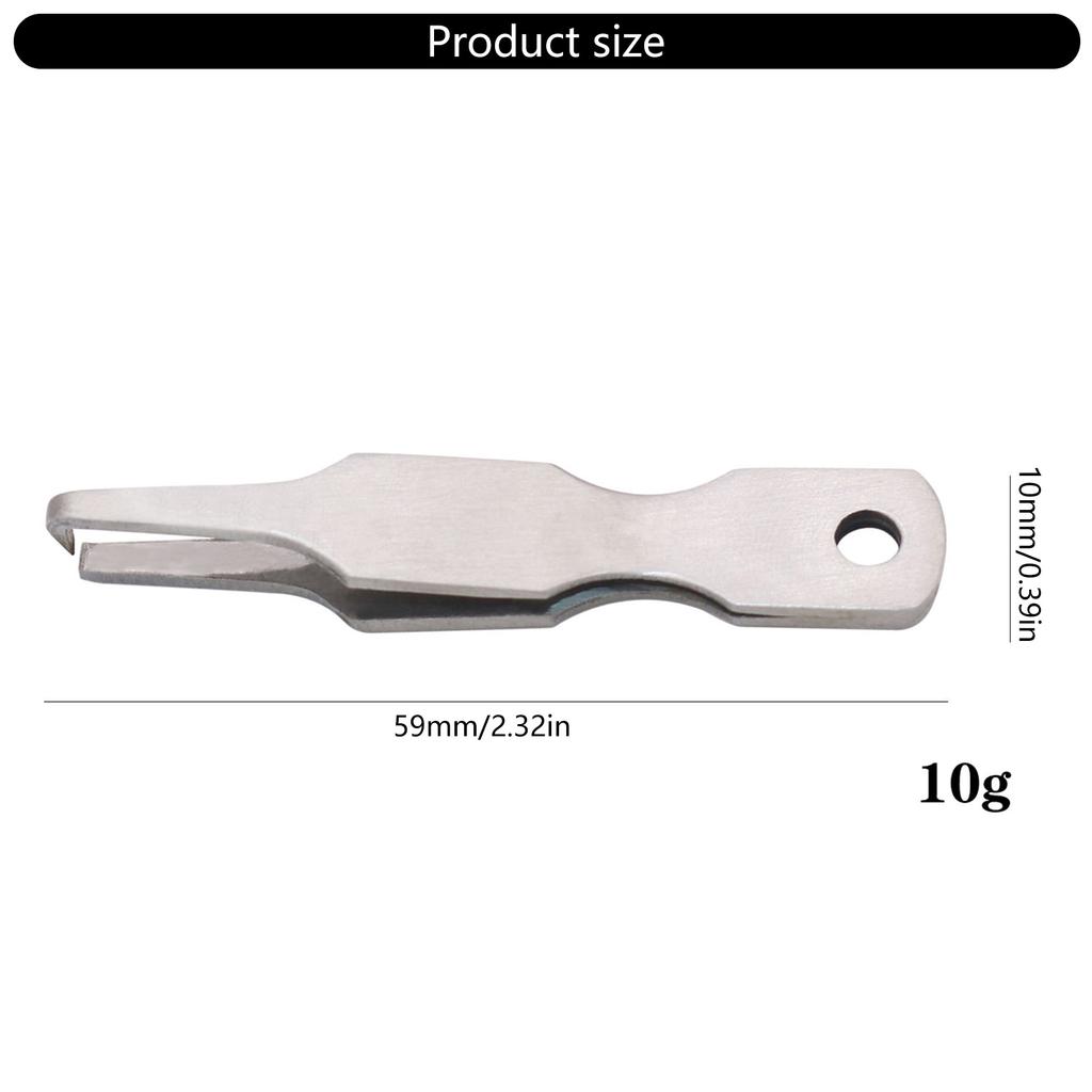 Double Loop Opening Pliers Fishing Line Pliers Fishing Tackle Accessories Fishing Line Tweezers Split Rings Opener Tool