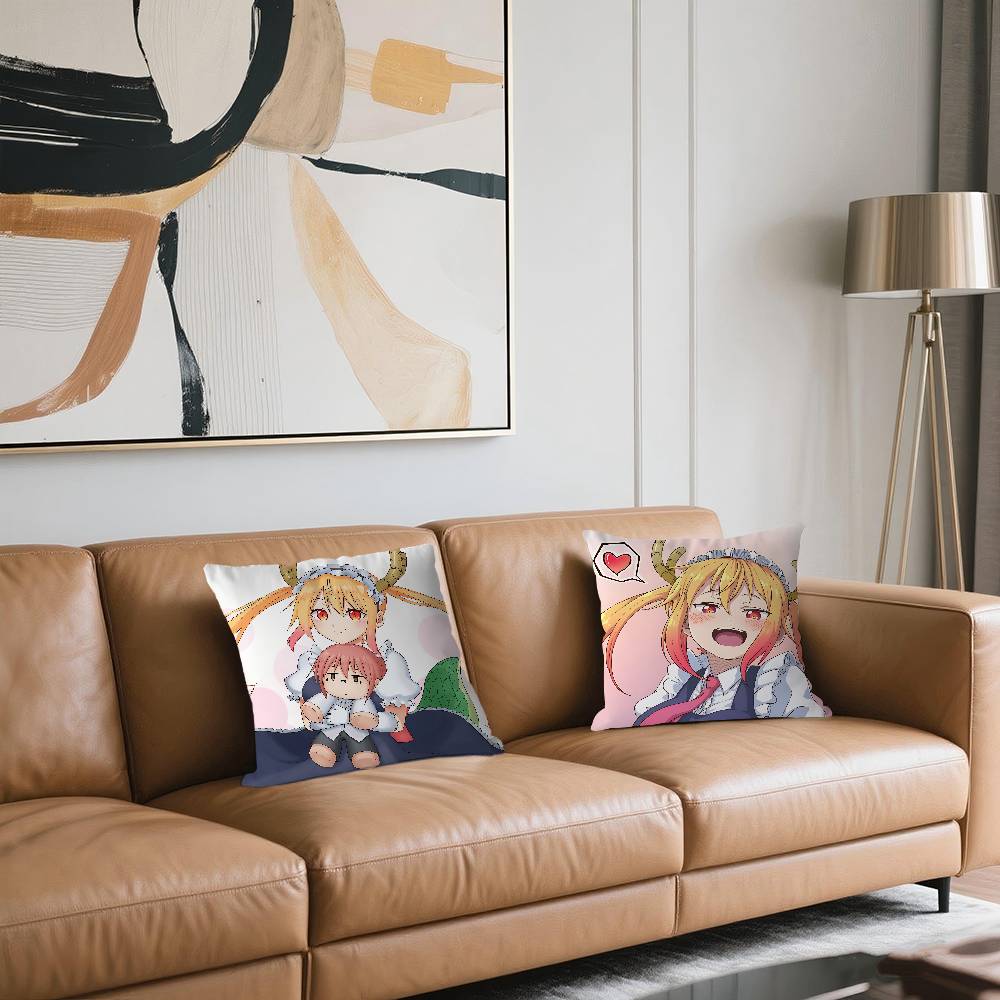 Miss Kobayashi's D-Dragon Maid Pillowcases Home Bedding Decorative Pillow Cover Wedding Super Soft Pillow Case