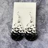 Trendy Earrings Halloween Bat Acrylic Ear Studs Visual Effects Ear Adorments