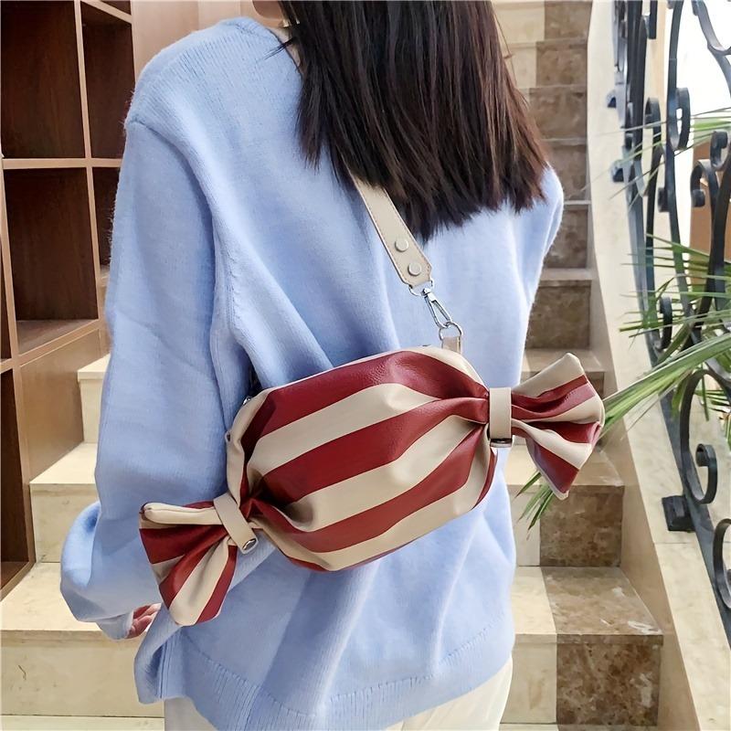 Sac à bandoulière pour femme Sac à bandoulière forme bonbon drôle