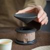 Non-Porous Microporous Ceramic Coffee Filter Reusable Hakka Earth Buildings Coffee Drip Cup  Travel