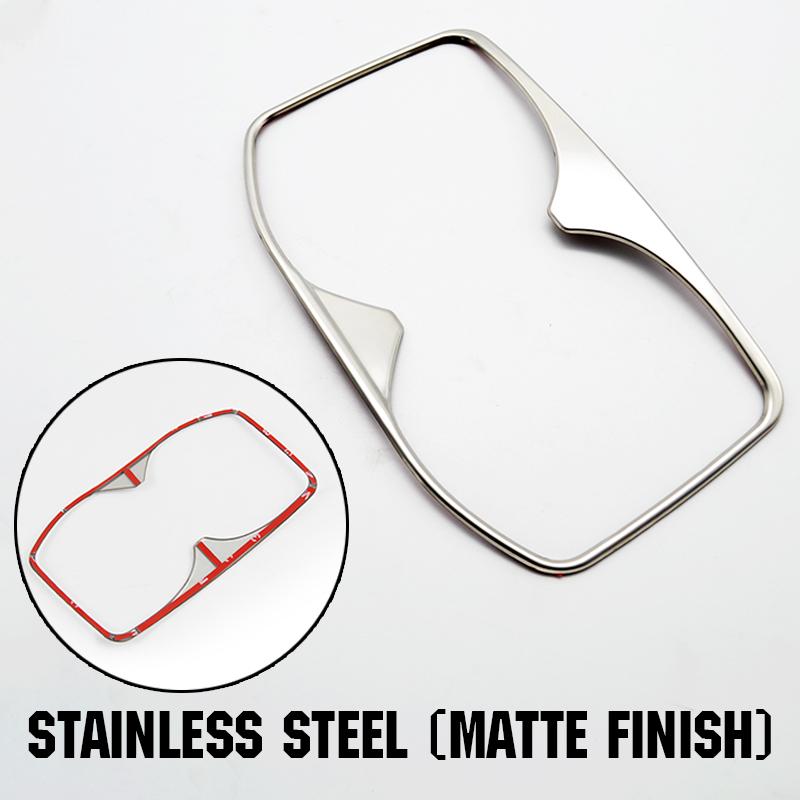 For Peugeot 3008 GT 5008 2017-2023 Car Styling Accessories Stainless Steel Interior Front Row Water Cup Holder Frame Cover Trim