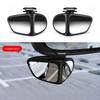 Car Rearview Mirror Blind Spot Mirror Front and Rear Wheels 360° Adjustable Wideangle Blind Spot Reflective Reversing