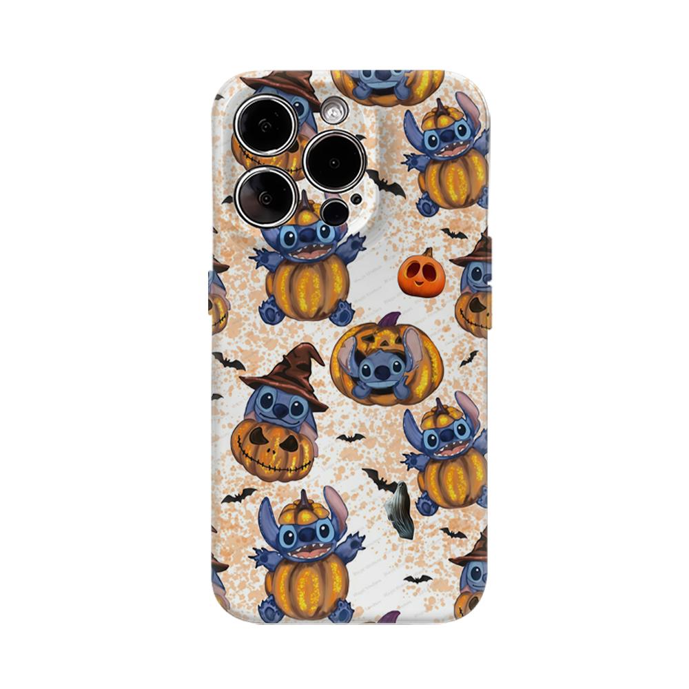 

Stitch Halloween Fun Phone Case for IPhone 16 15 14 13 12 11 X XS XR XSMAX 7 8 Pro Max Plus Double-layer Back Cover IPHONEXSMAX
