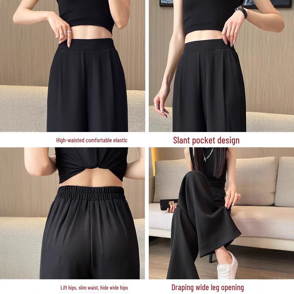 Women's High Waist Wide Leg Summer Trousers - 2025 Collection