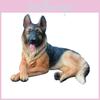 German Shepherd Resin Animal Model For Car Accessory And Celebration Gift