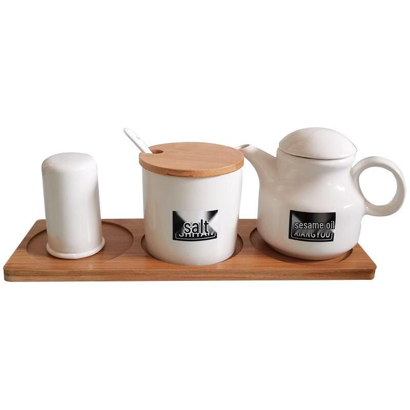 Ceramic Countertop Seasoning Set