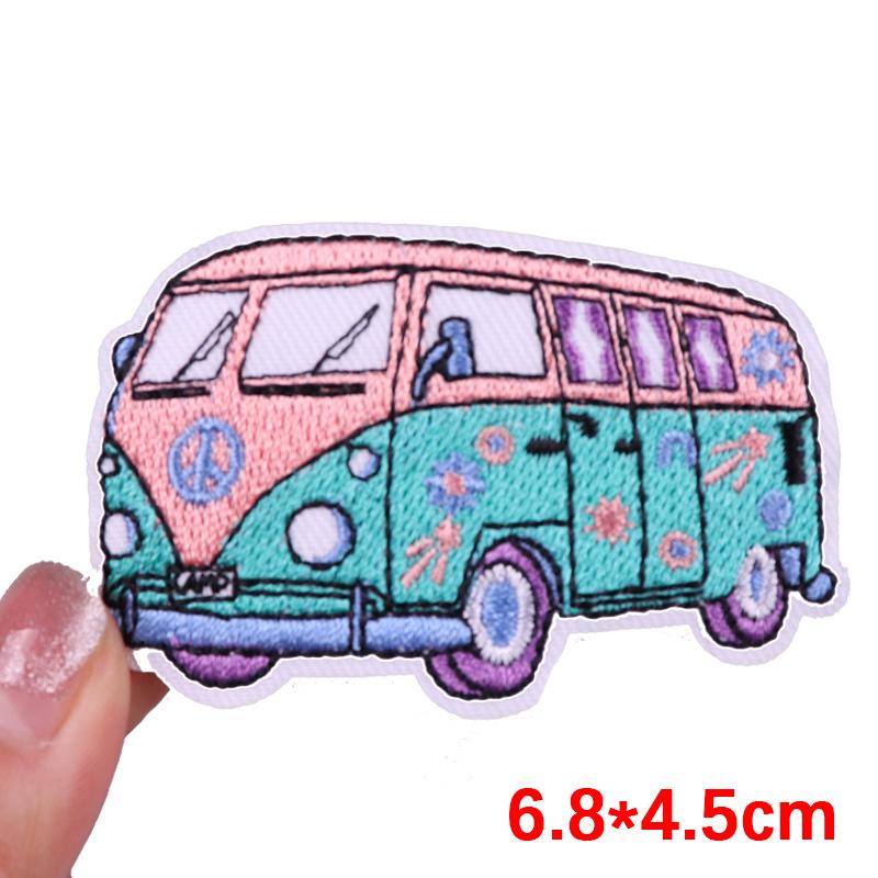 Hats Sew /Ironing Embroidered Patches Cartoon /Mushroom Planet Patch Iron On Patches For Clothing Thermoadhesive Patches Sew Badge