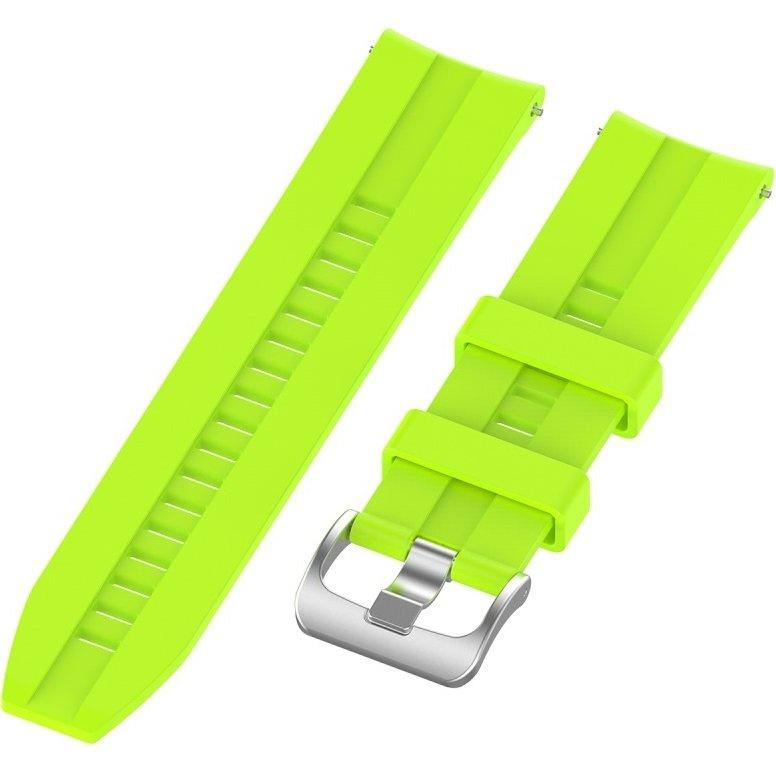 Universal Silicone Strap 22mm, Green