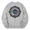KAN6312 Kmg0100 Eye Of Horus Fleece-Lined Sweatshirt - Gray