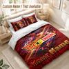Custom Name Bedding Set 3 PiecesUnion Berlin FC Print Duvet Cover + 2 Pillowcases Soft Bed Decor