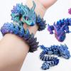 Juguete Antiestrés Con Articulación Móvil De Dragón Mágico Impreso En 3D, Juguete Giratorio Articulado Para Oficina