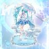 Miku Hatsune Anime Acrylic Stand Double Flash Badge Virtual Idol Anime Merchandise Figure Collectible Decoration Gift For Fans